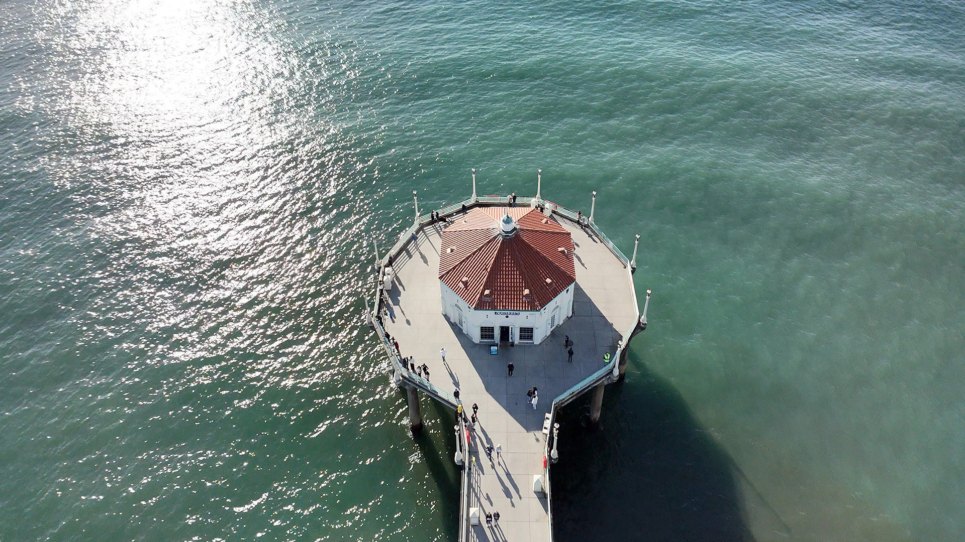 Manhattan Beach Pier From Above